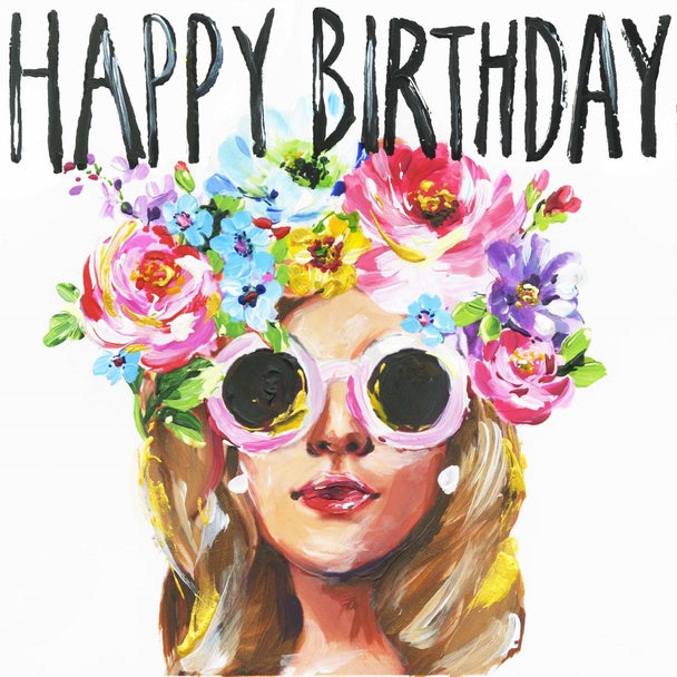 Birthday Girl Sunglasses Card