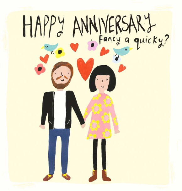 Anniversary Fancy a Quicky Card
