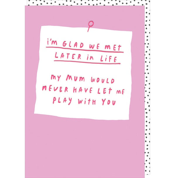 Pop Play With You Card