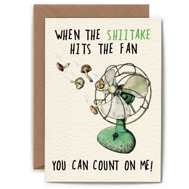 Shitake Count on Me Card