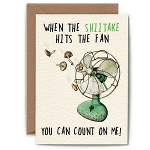 Shitake Count on Me Card