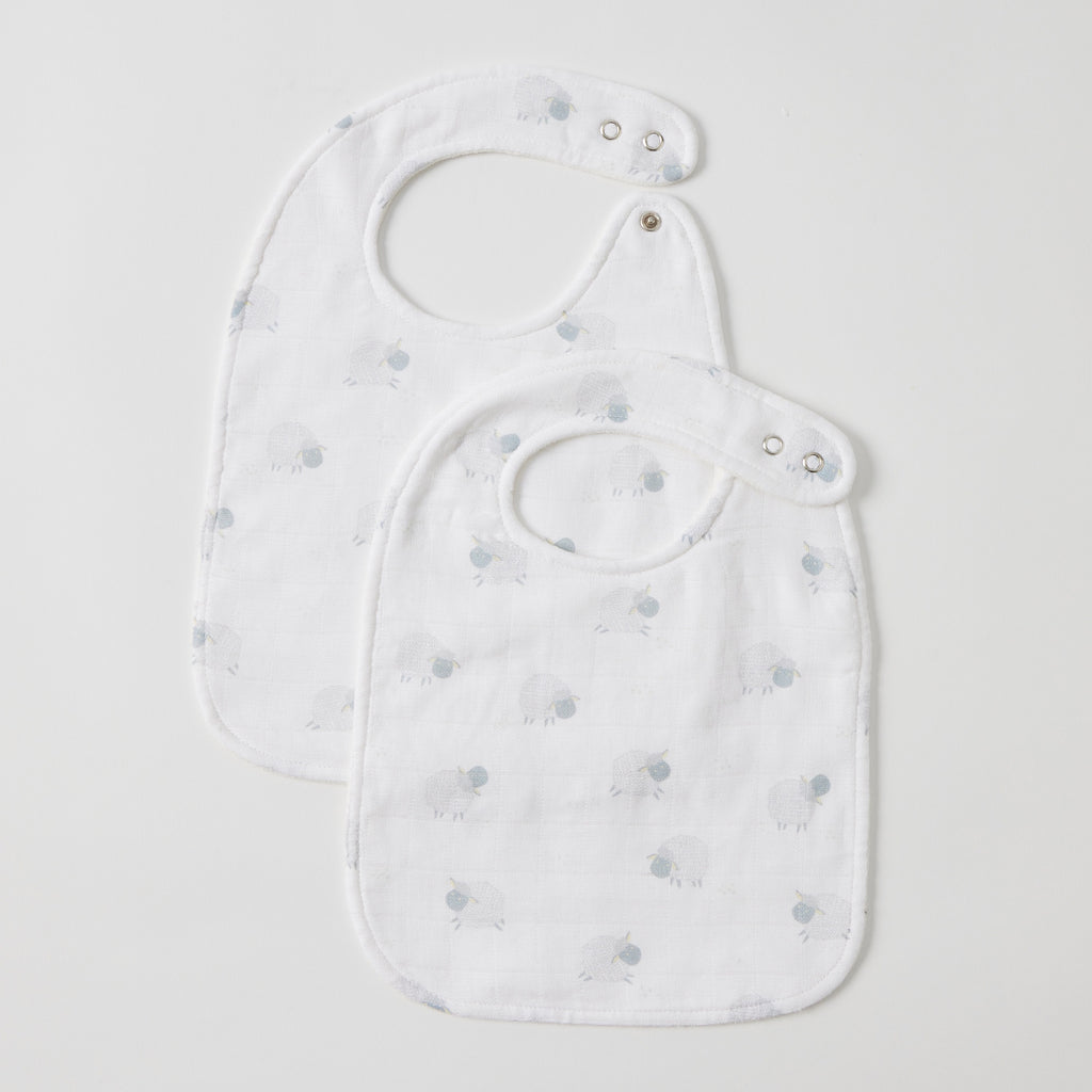 In the Meadow Muslin Bib Set of 2