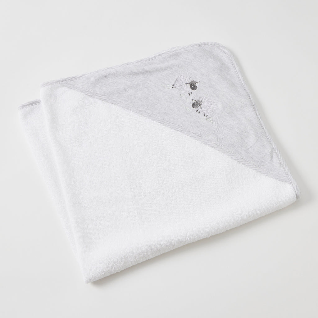 In the Meadow Embroidered Hooded Towel