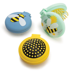 Buzzing Bees Compact Hairbrush/Mirror