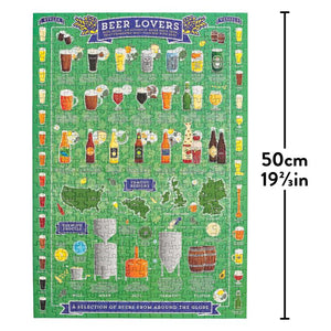 Beer Lover's 1000 Piece Jigsaw Puzzle