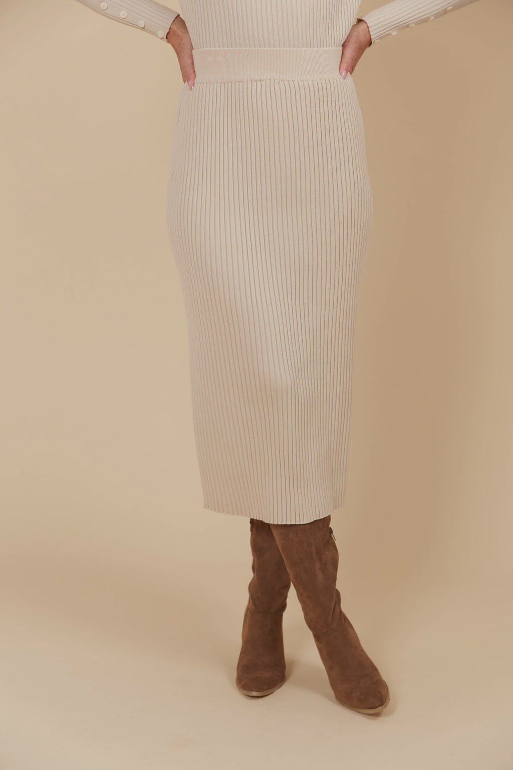 Juno Knit Skirt Canvas