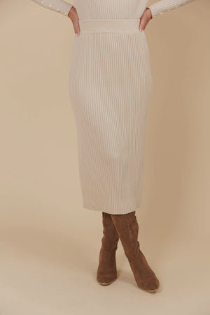 Juno Knit Skirt Canvas