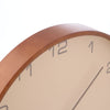 Acento Wall Clock Sand Walnut 40cm