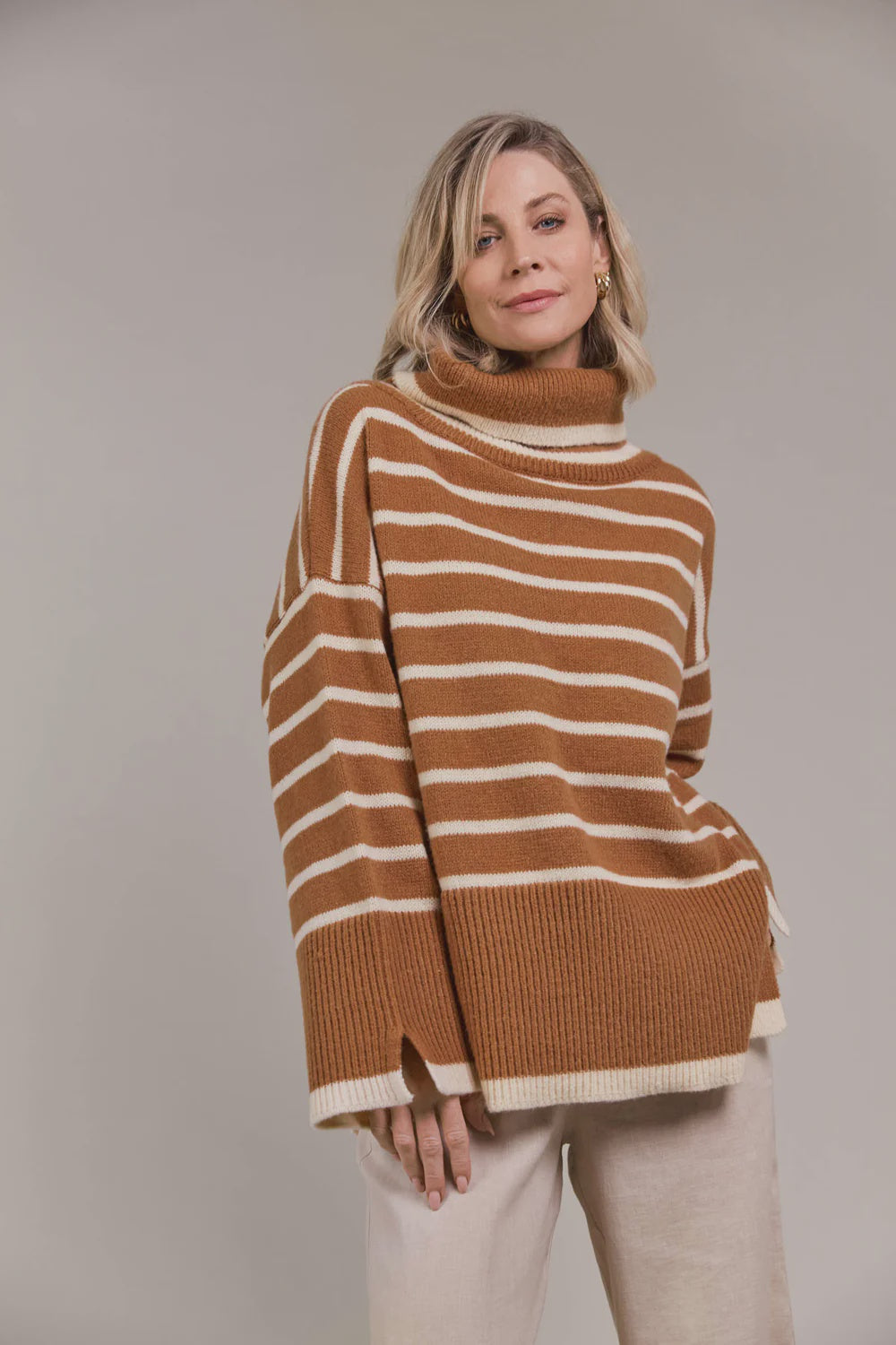 Katana Roll Neck Knit Hazel