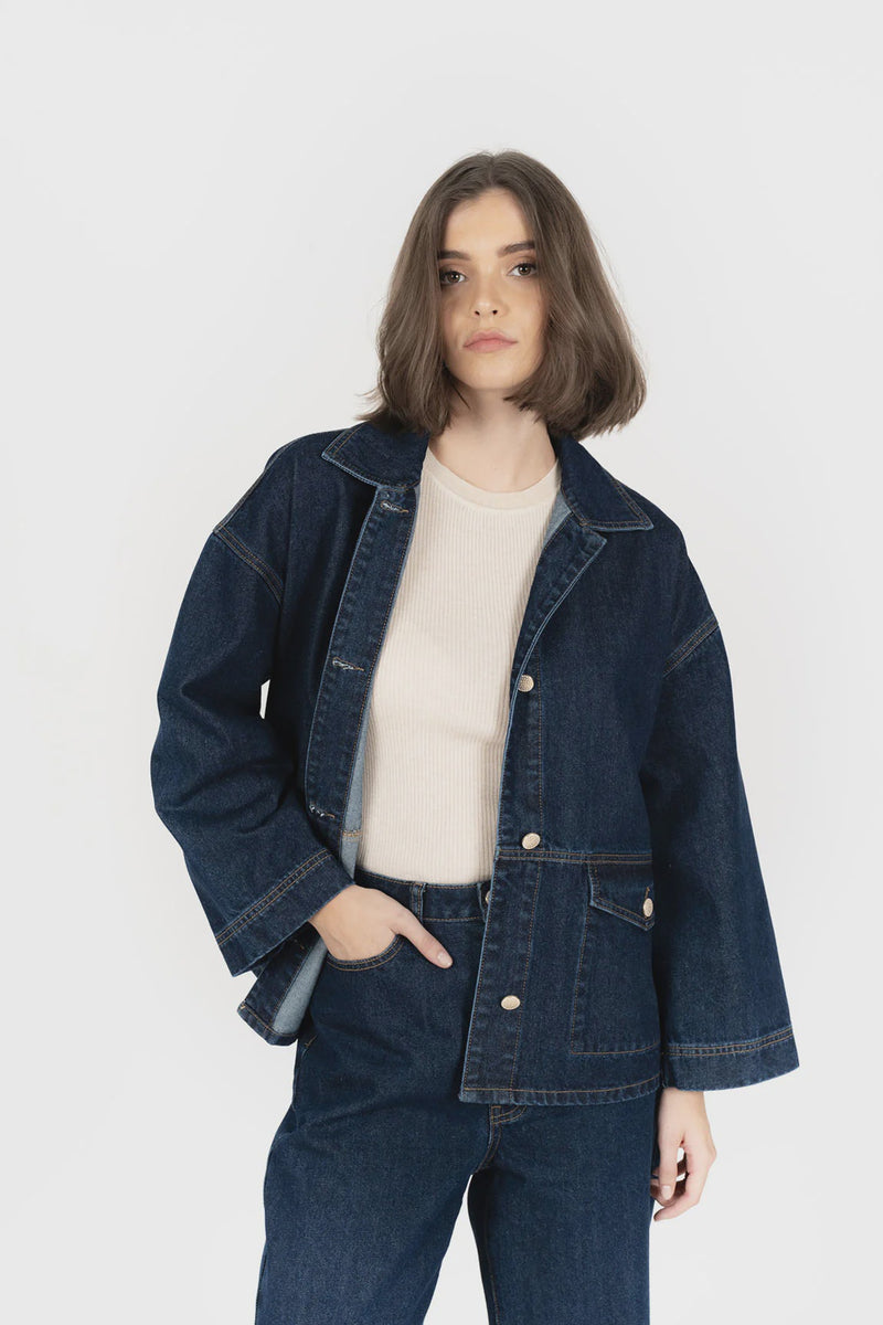 Loz Jacket Dark Blue