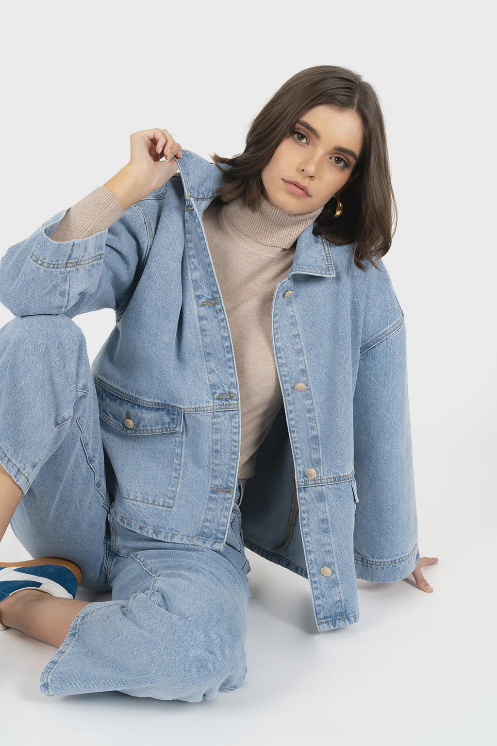 Loz Jacket Cloud Blue