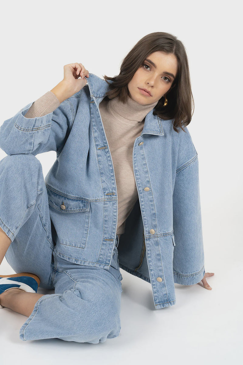 Loz Jacket Cloud Blue