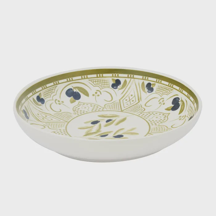 Oamra Ceramic Bowl Large Olive