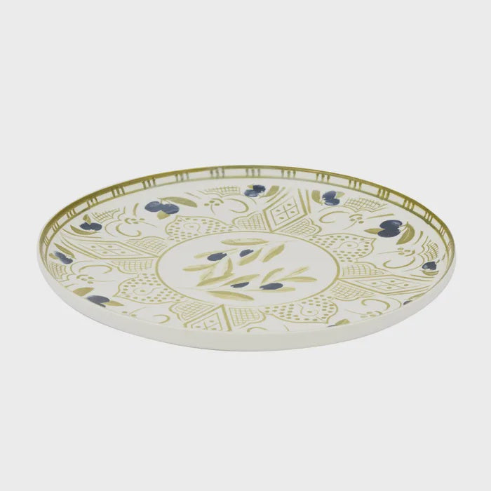 Oamra Ceramic Platter Olive