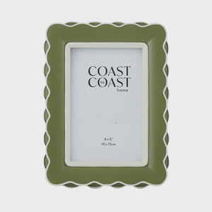Payton Resin Frame Olive 4x6"