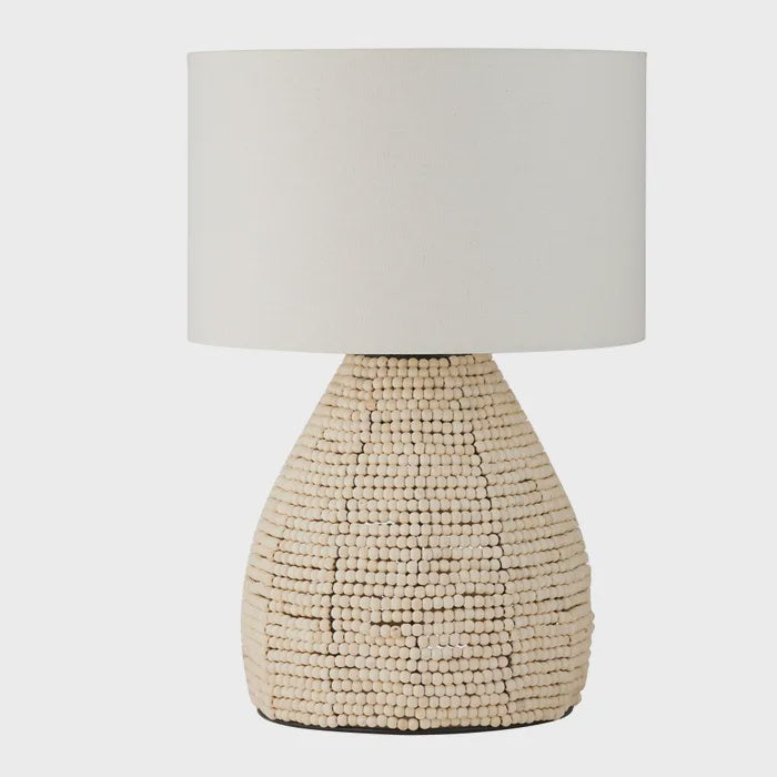 Perline Wood Bead Table Lamp