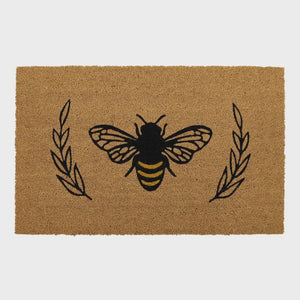 Provincial Bee PVC Backed Door Mat