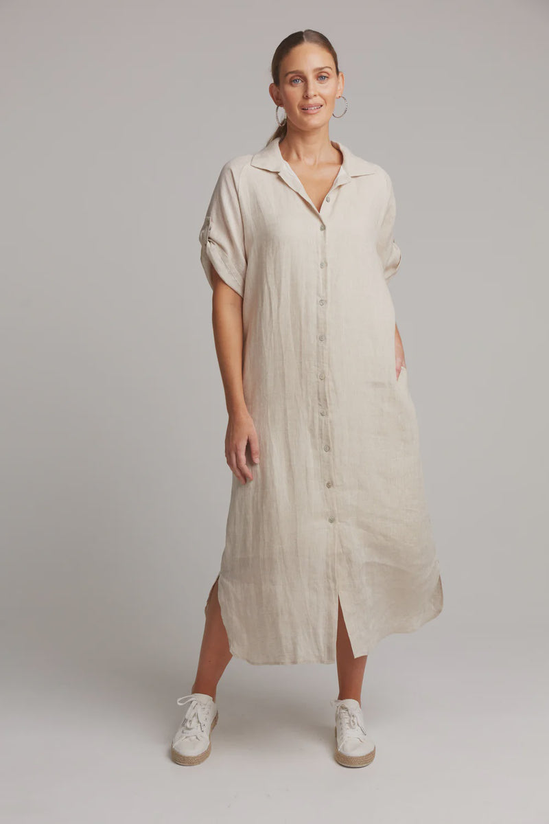 Studio Shirt Dress Tusk