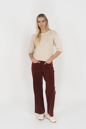 Suki Cord Pant Rust