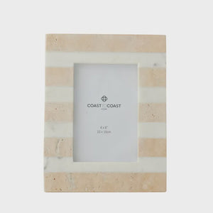 Tia Travertine/Marble Frame 4x6"
