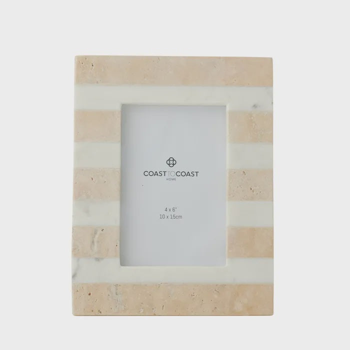 Tia Travertine/Marble Frame 4x6