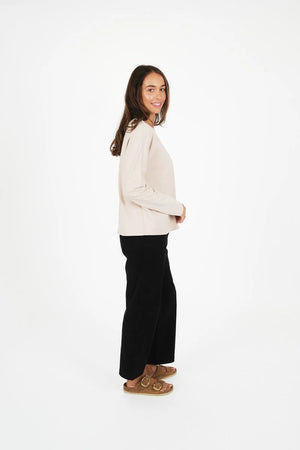 Wildfire Long Sleeve Tee Stone
