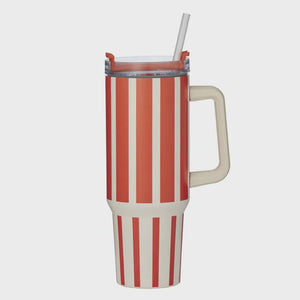 Vertice Stripe Insulated Mug