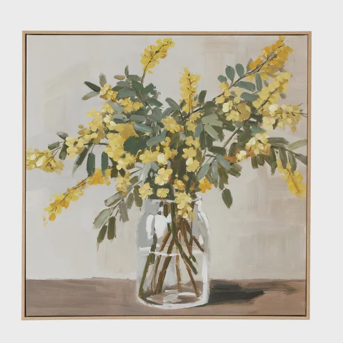 Wattle Ash Frame Oil Painting