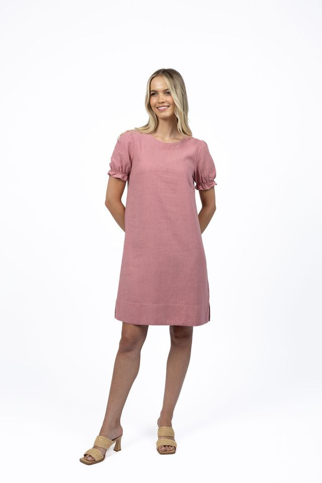 Sana Shift Dress Rose