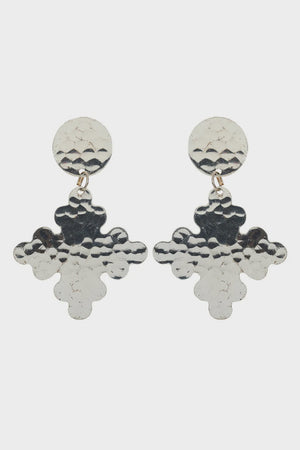 Allure Silver Earring / Cross