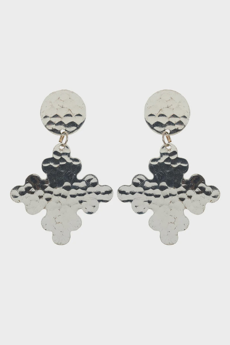 Allure Silver Earring / Cross