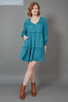 Diaz Dress / Teal