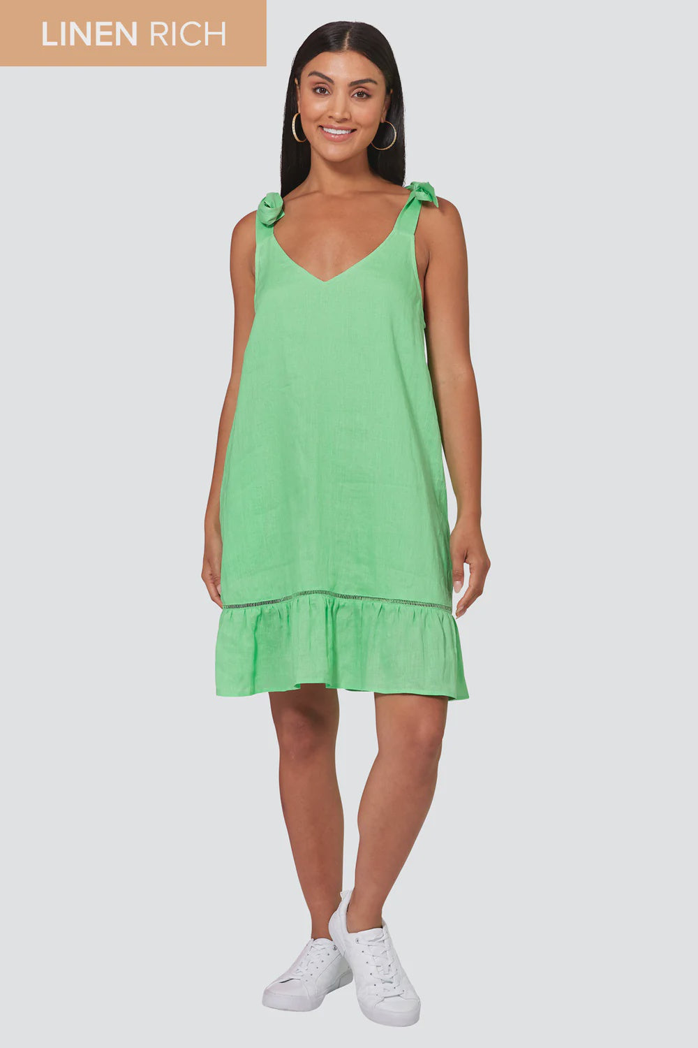 La Vie Tie Dress Kiwi