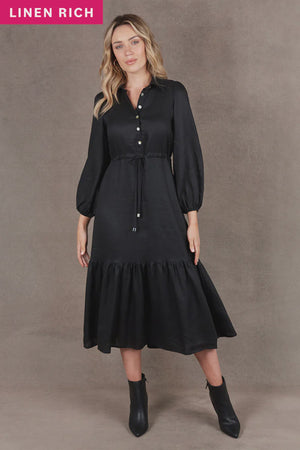 Nama Shirt Dress / Ebony