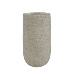 Rustic Terracotta Vessel Grey 25cm