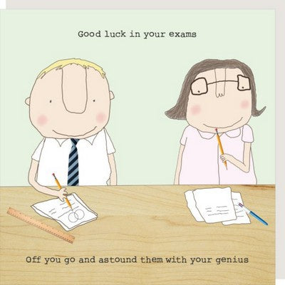 Exam Luck Genius Card