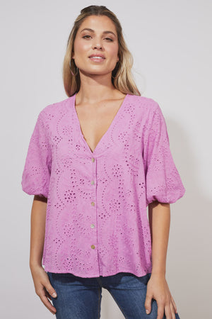 Naxos Blouse Lilac