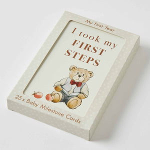 Notting Hill Bear Baby Milestone Cards