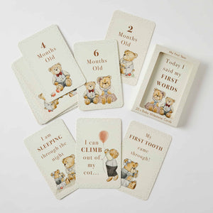 Notting Hill Bear Baby Milestone Cards