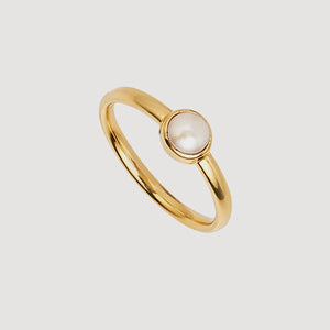 Heavenly Pearl Ring Gold