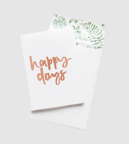 Happy Days Card