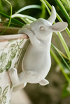 Hanging Bunny Decor White