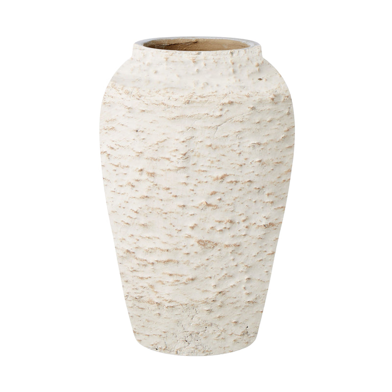 Textured Terracotta Vase 29cm
