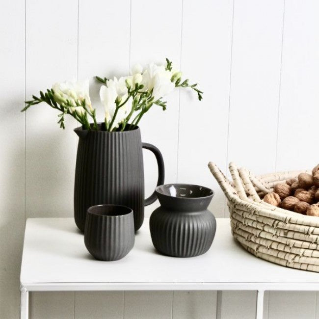 Flax Amity Jug Charcoal