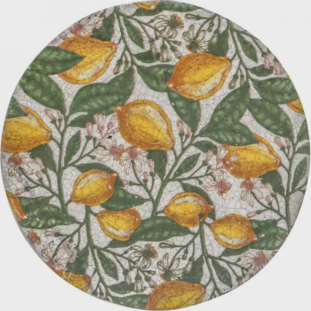 Lemoncello Round Platter
