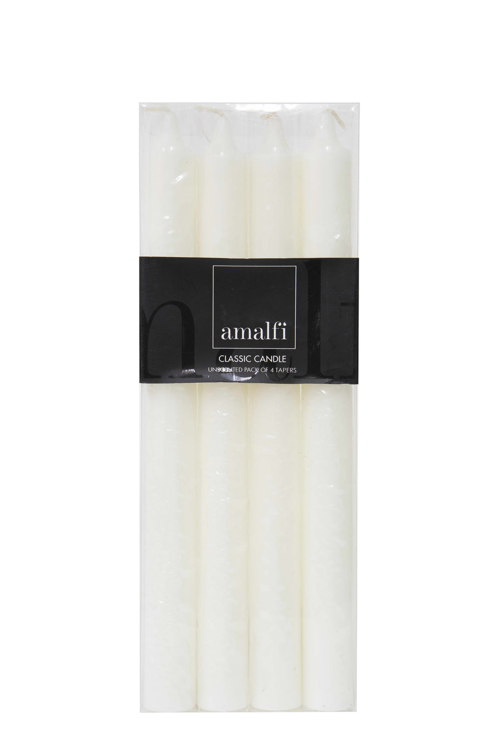 Classic S/4  Dinner Candles 25cm White
