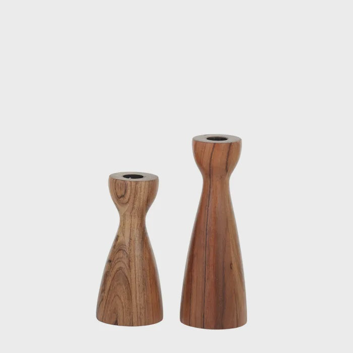 Dane Wood Candle Holder