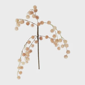 Pom Pom Leaf Branch Blush Pink