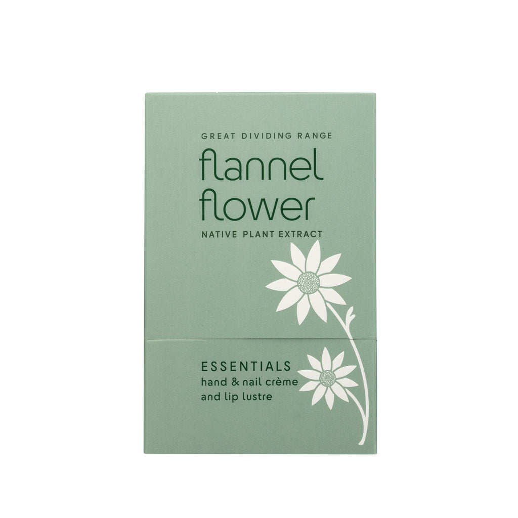 Flannel Flower Essentials Hand and Nail Cream and Lip Lustre